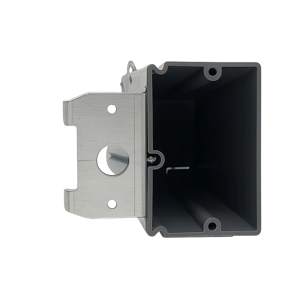 1-Gang PVC Adjustable New Work Box, 21 cu.in.