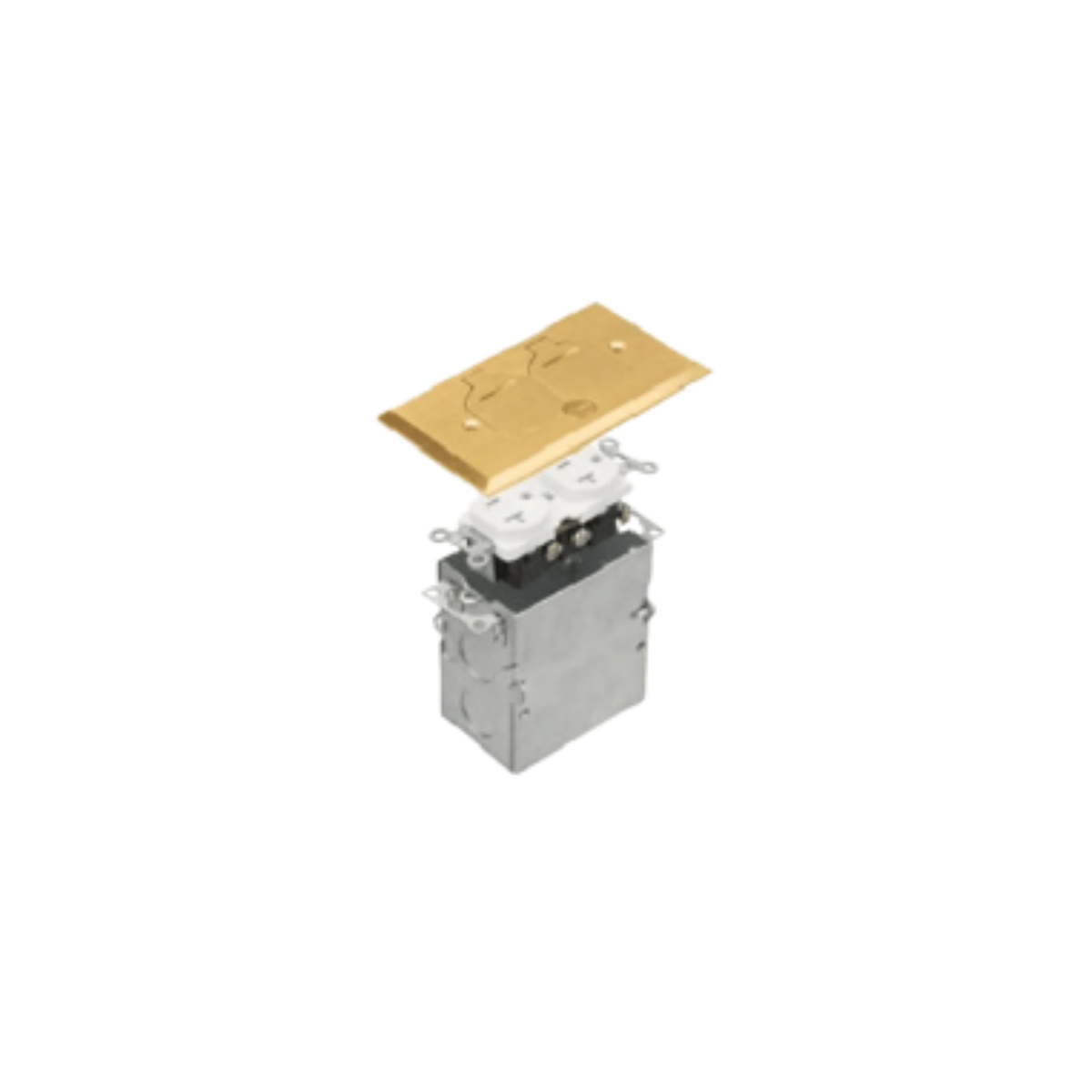 Recessed Floor Boxes with 20A TR Duplex Receptacle