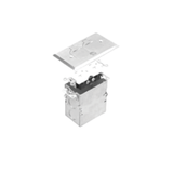 Recessed Floor Boxes with 20A TR Duplex Receptacle