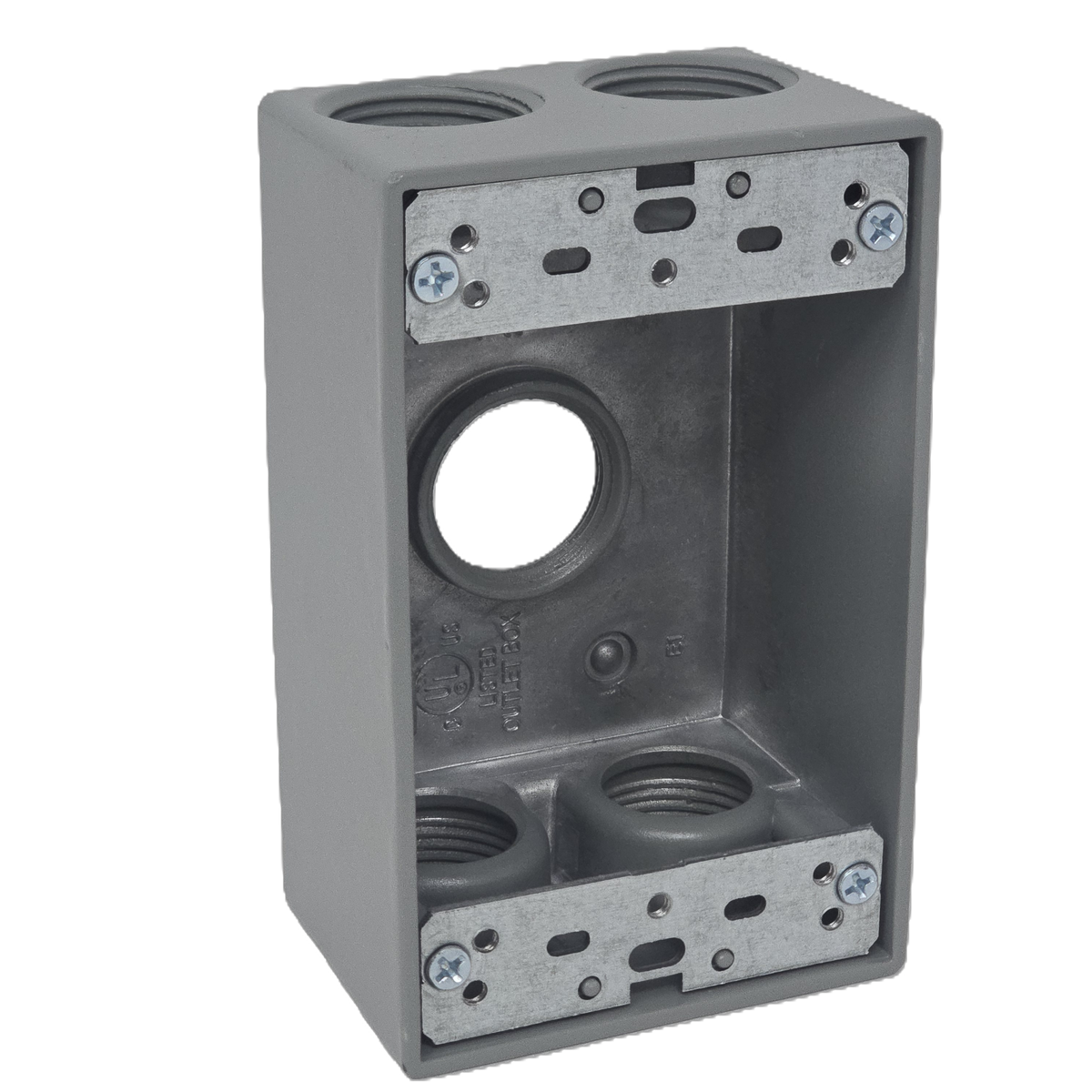 1-Gang Weatherproof Box, 5 Holes