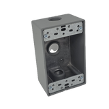 1-Gang Weatherproof Box, 3 Holes
