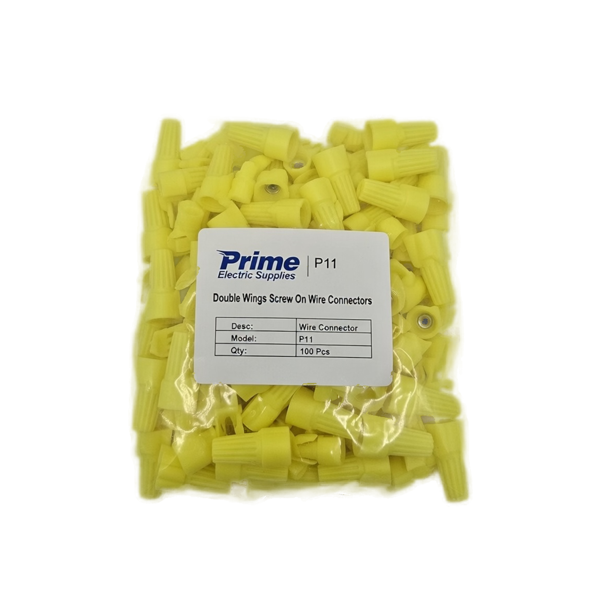 Wire Nut with wings Connector Yellow P11