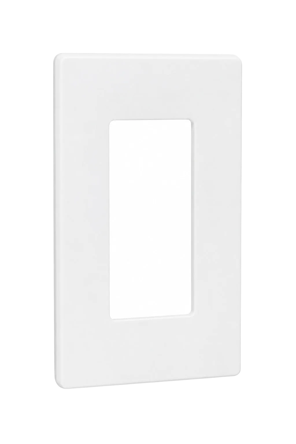 Screwless Decora Wall Plate - White