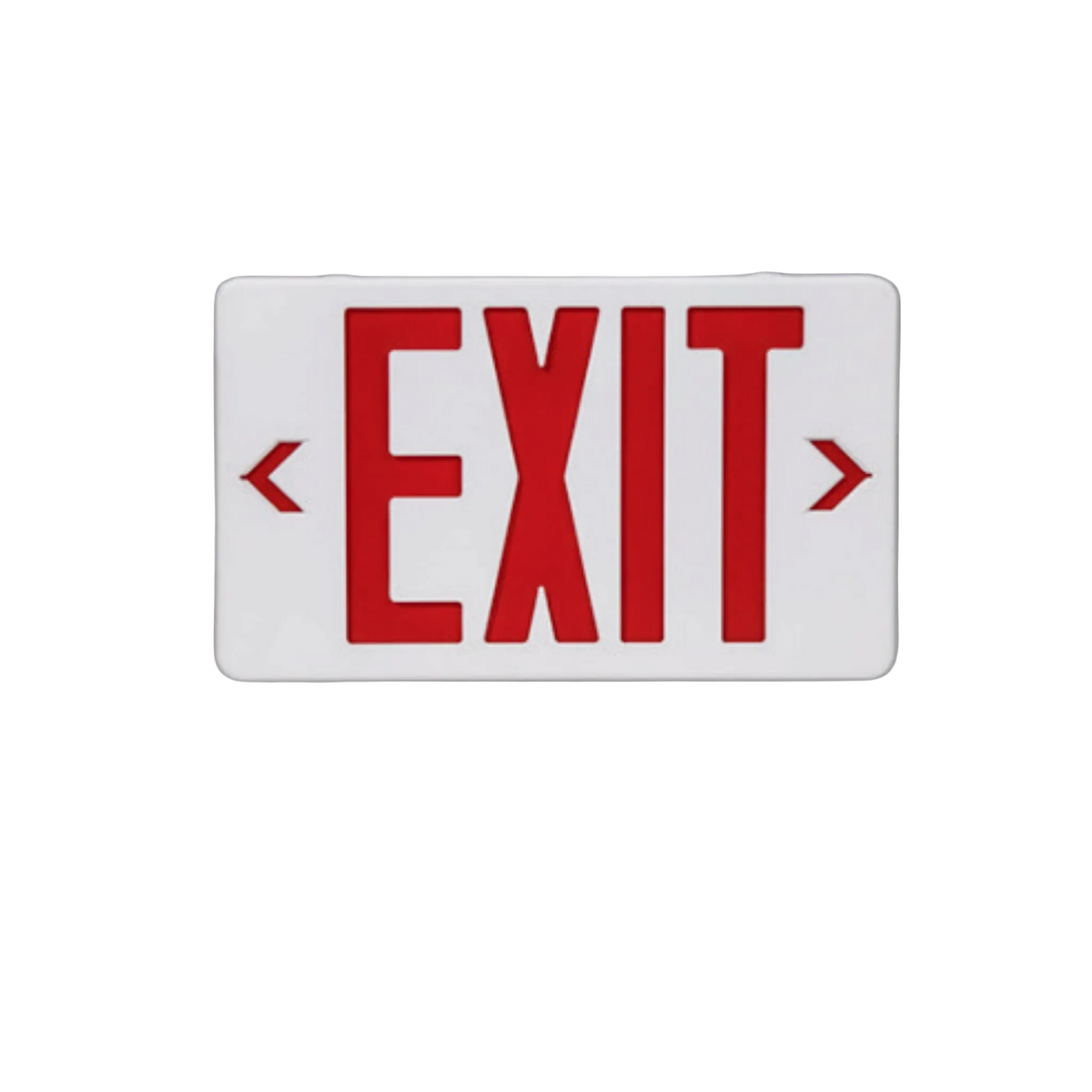 Indoor LED Exit Sign with 90-Minute Battery Backup – Red