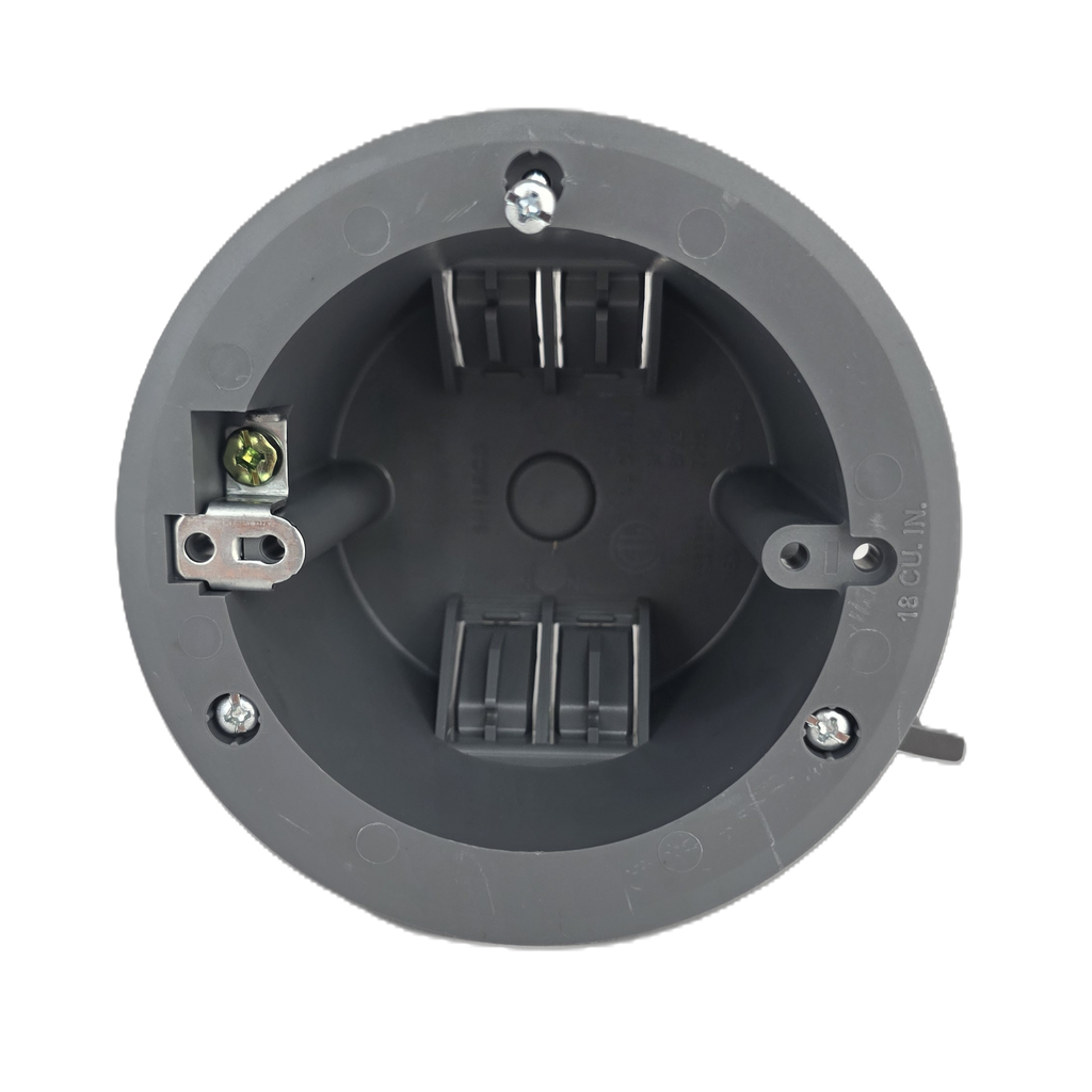 1 Gang Round 18cu in PVC Old Work Electrical Outlet box